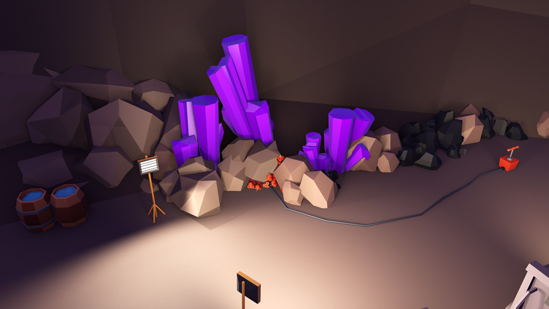 3D LowPoly Stylized Mining Asset - TurboSquid 2383286