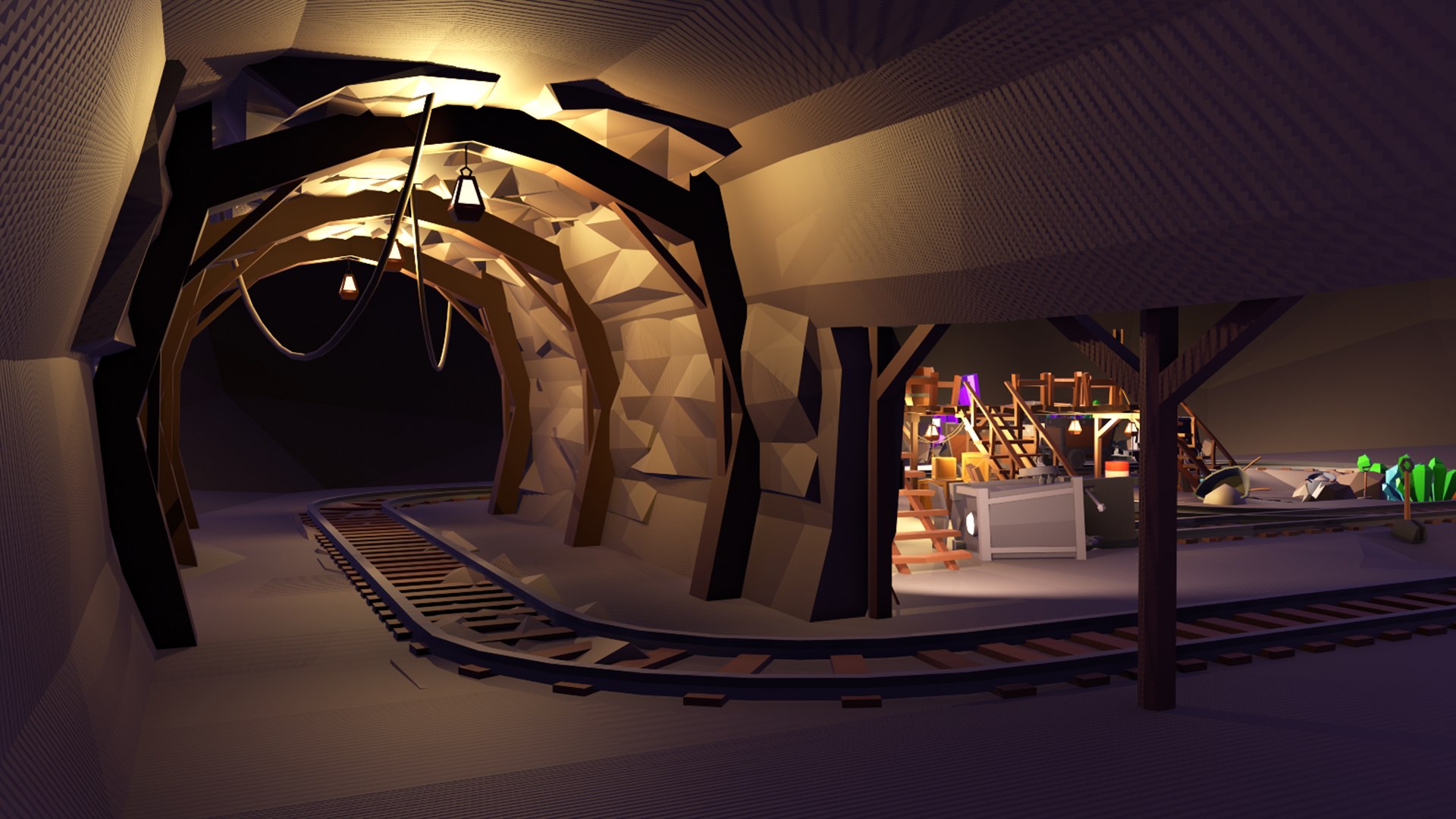 3D LowPoly Stylized Mining Asset - TurboSquid 2383286