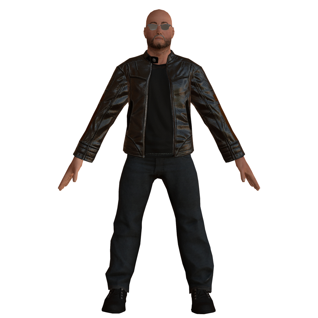 3D mobile biker model | 1142187 | TurboSquid