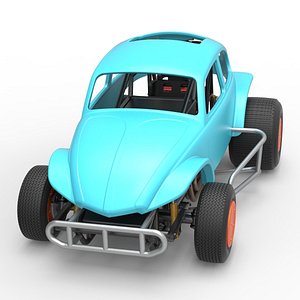Diecast Super rod Version 3 Scale 1 to 25 3D