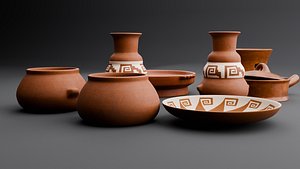 clay pot 3D model