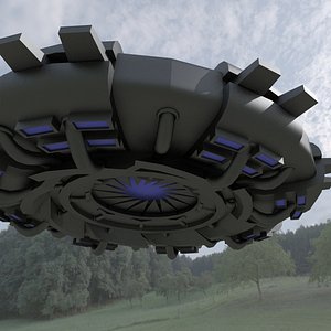 3d model u f o -