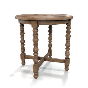 3D model Spindle Side Table