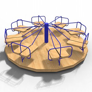 playground roundabout 3D model