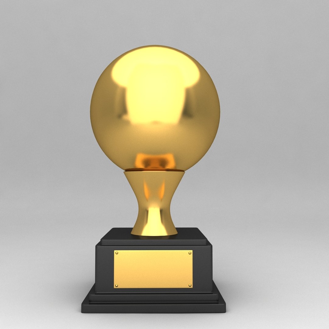 Awards Trophies 3d Model