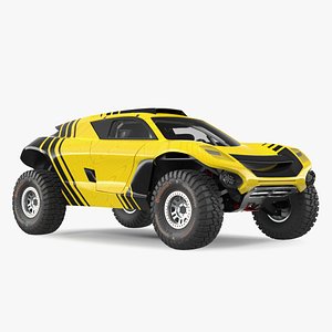 3D model Extreme E Car Racing Electric SUV Clean Rigged