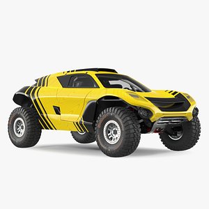Extreme E Car Racing Electric SUV Clean Rigged