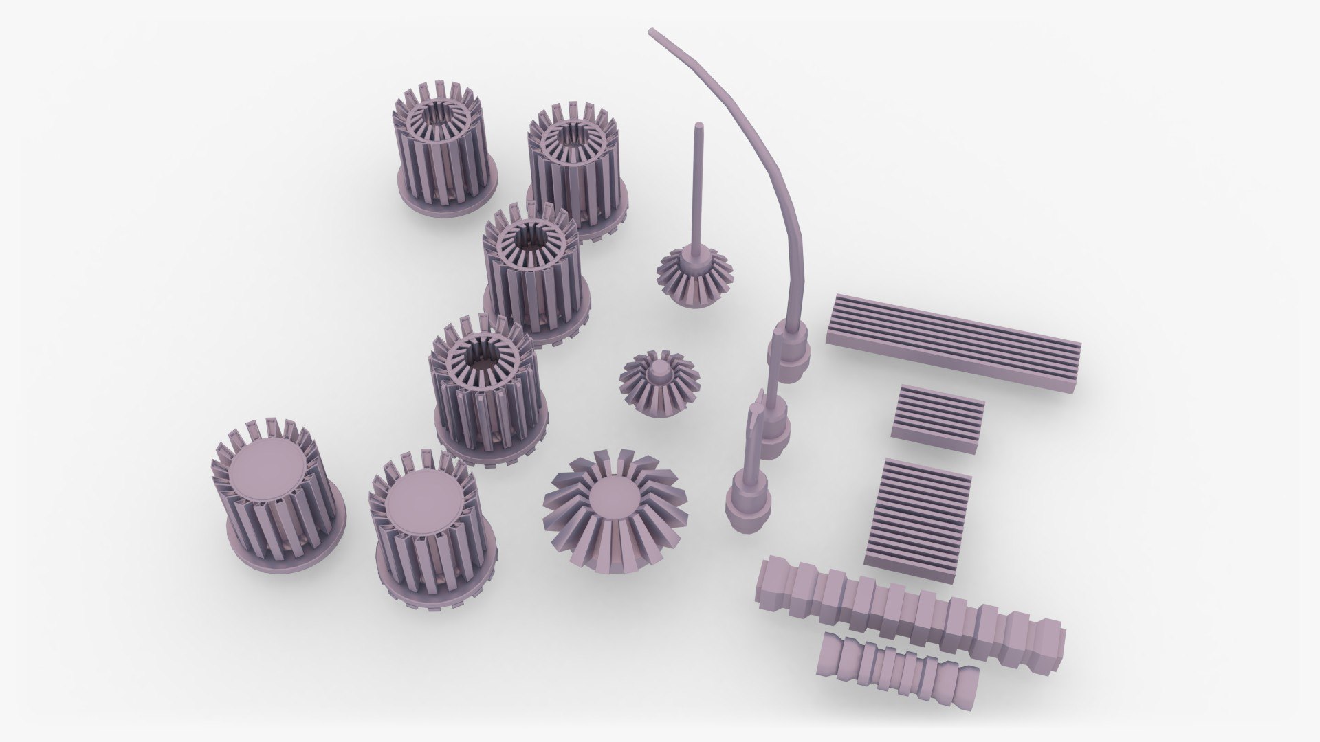 3D Model Greebles Sci-fi Machinery - TurboSquid 1316713