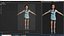 lírio -Realista Doce Menina Criança Irmã Low-poly