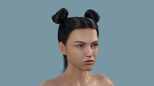 3D Realistic Female Character 17