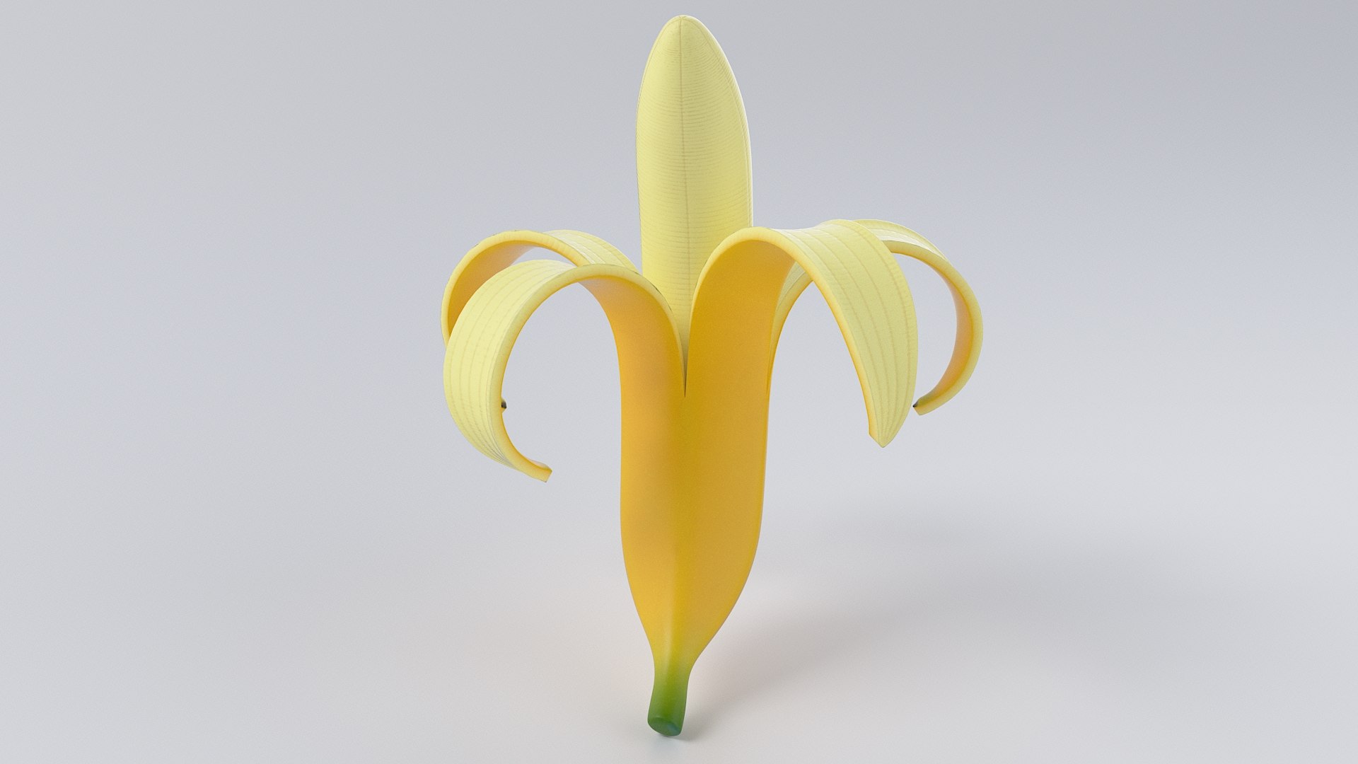 3D Cartoon Banana Peeled https://p.turbosquid.com/ts-thumb/UE/e5lqLJ/CM/bananaopened_03/jpg/1689317430/1920x1080/fit_q87/63aa4a799a44ab049862260d8a8c3168bec1865d/bananaopened_03.jpg