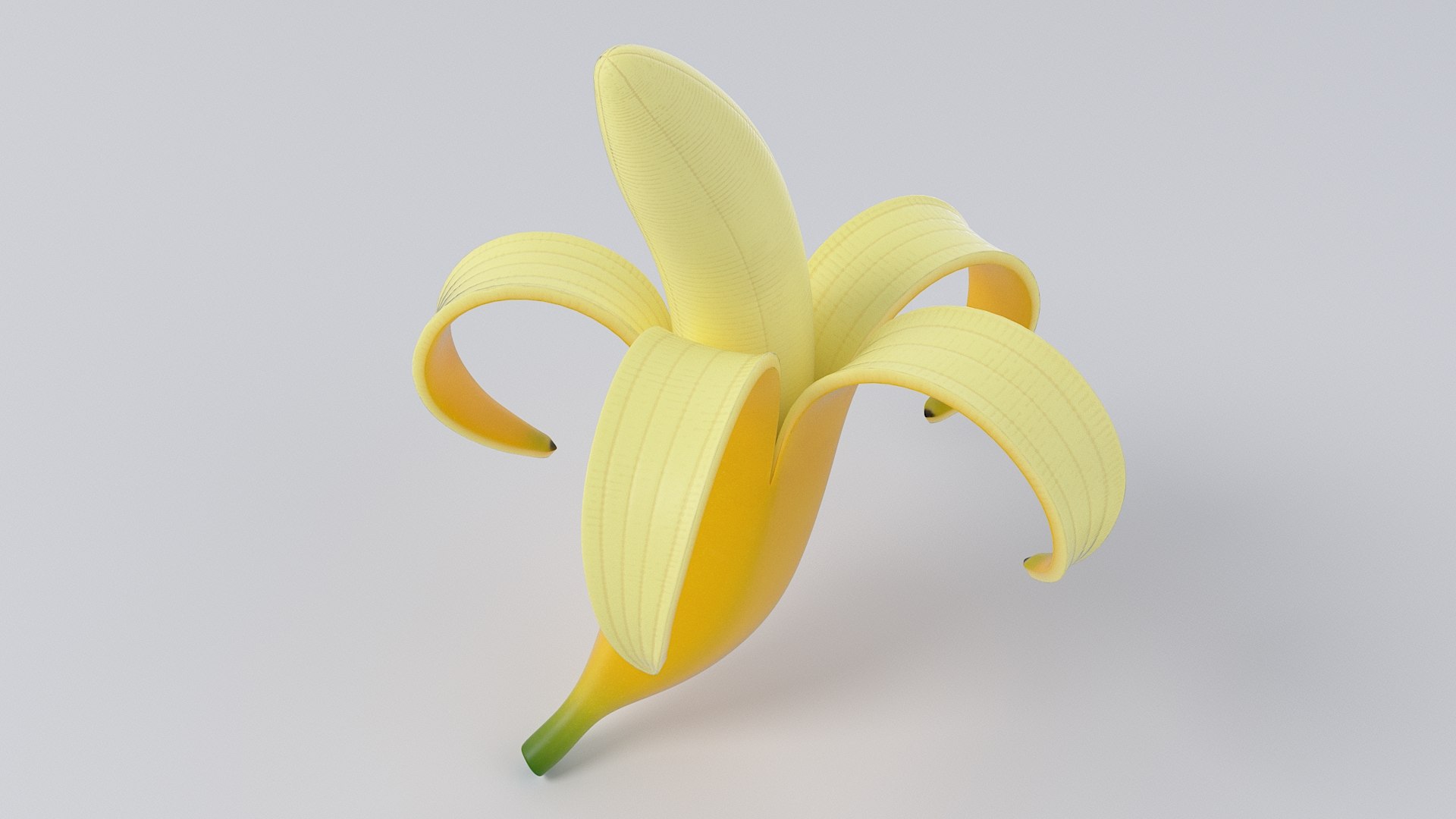3D Cartoon Banana Peeled https://p.turbosquid.com/ts-thumb/UE/e5lqLJ/IX/bananaopened_07/jpg/1689317432/1920x1080/fit_q87/f800ebc43317271c31f0bb05c5703b72a500e9b7/bananaopened_07.jpg
