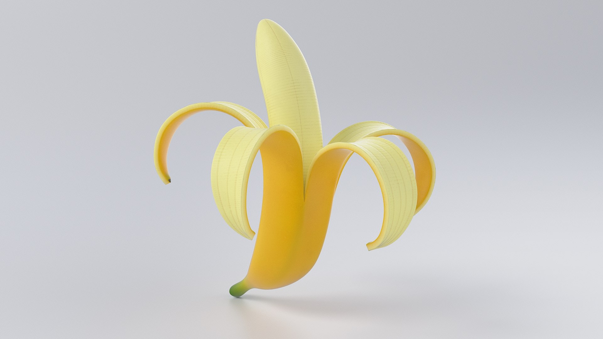 3D Cartoon Banana Peeled https://p.turbosquid.com/ts-thumb/UE/e5lqLJ/nI/bananaopened_06/jpg/1689317431/1920x1080/fit_q87/468b6469cb68c0366fd966411fb11f75d0558c98/bananaopened_06.jpg