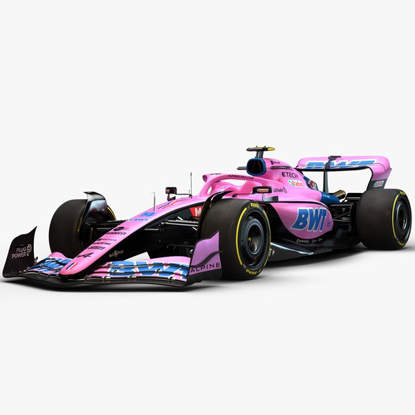 F1 Alpine A522 livery BWT 2022 3D model