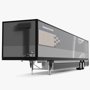 3D Trailer Hyundai HDC-6 Rigged