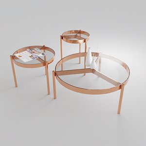 3D model table materials 2k