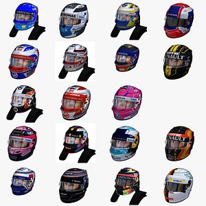 Helmets 2018 Formula 1