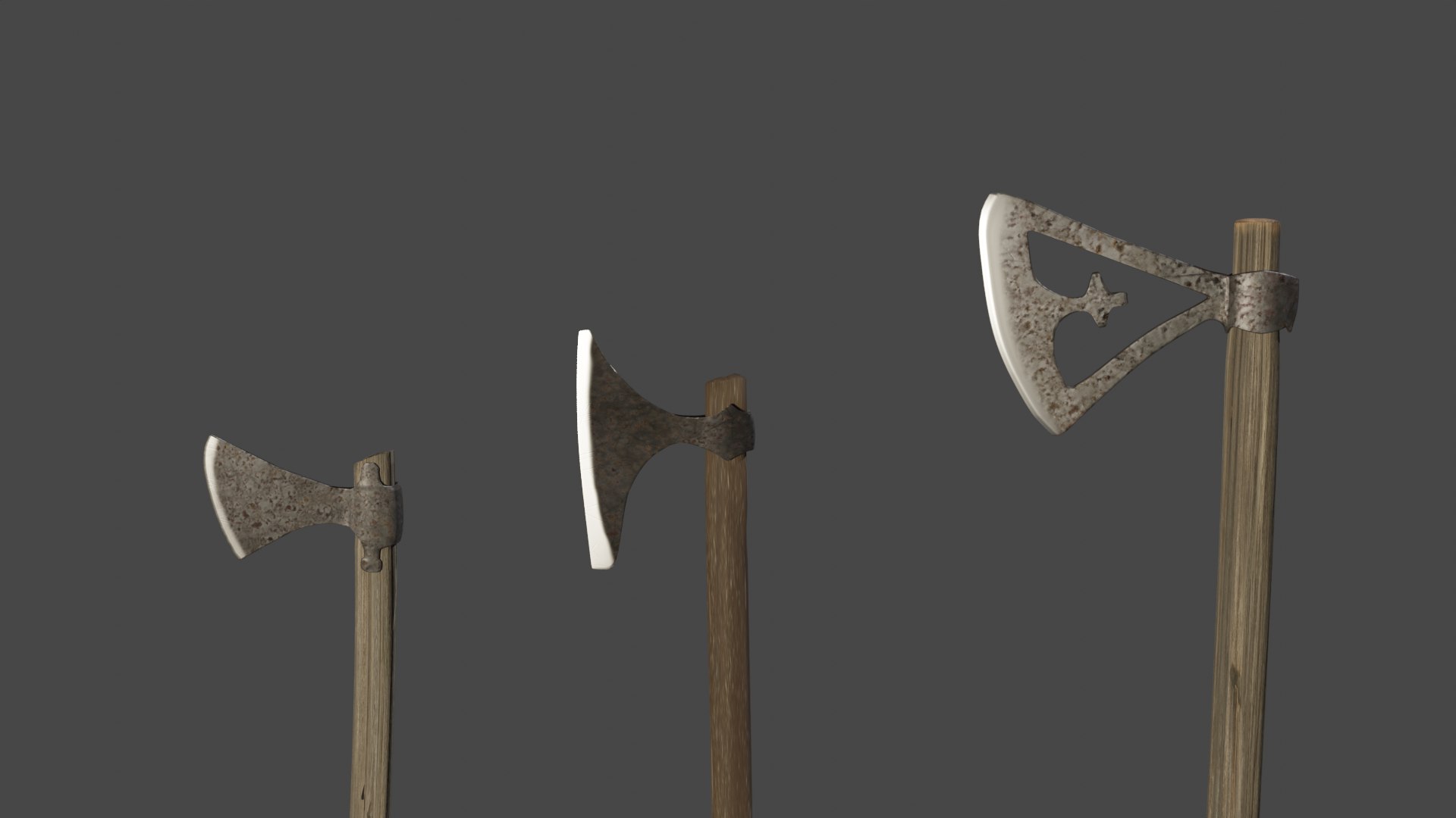 Danish Axe Collection 3D Model - TurboSquid 1856246