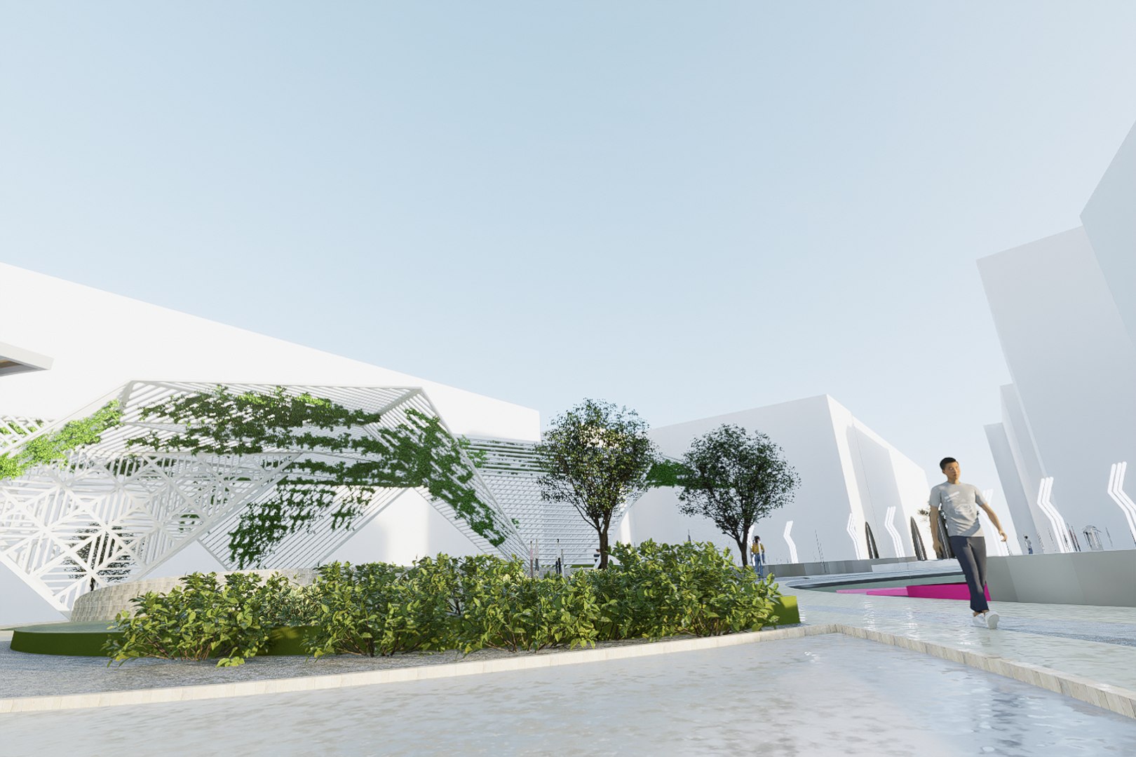 Bus Station CANOPY 3D - TurboSquid 2045255