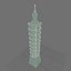 Low poly Taipei 101