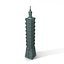 Low poly Taipei 101