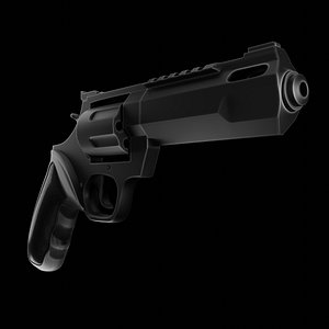 3D Revolving gun model