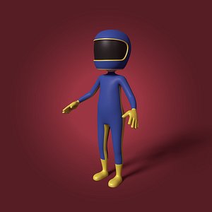Cartoon Driver - Biker
