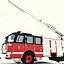 Drehleiter-LKW