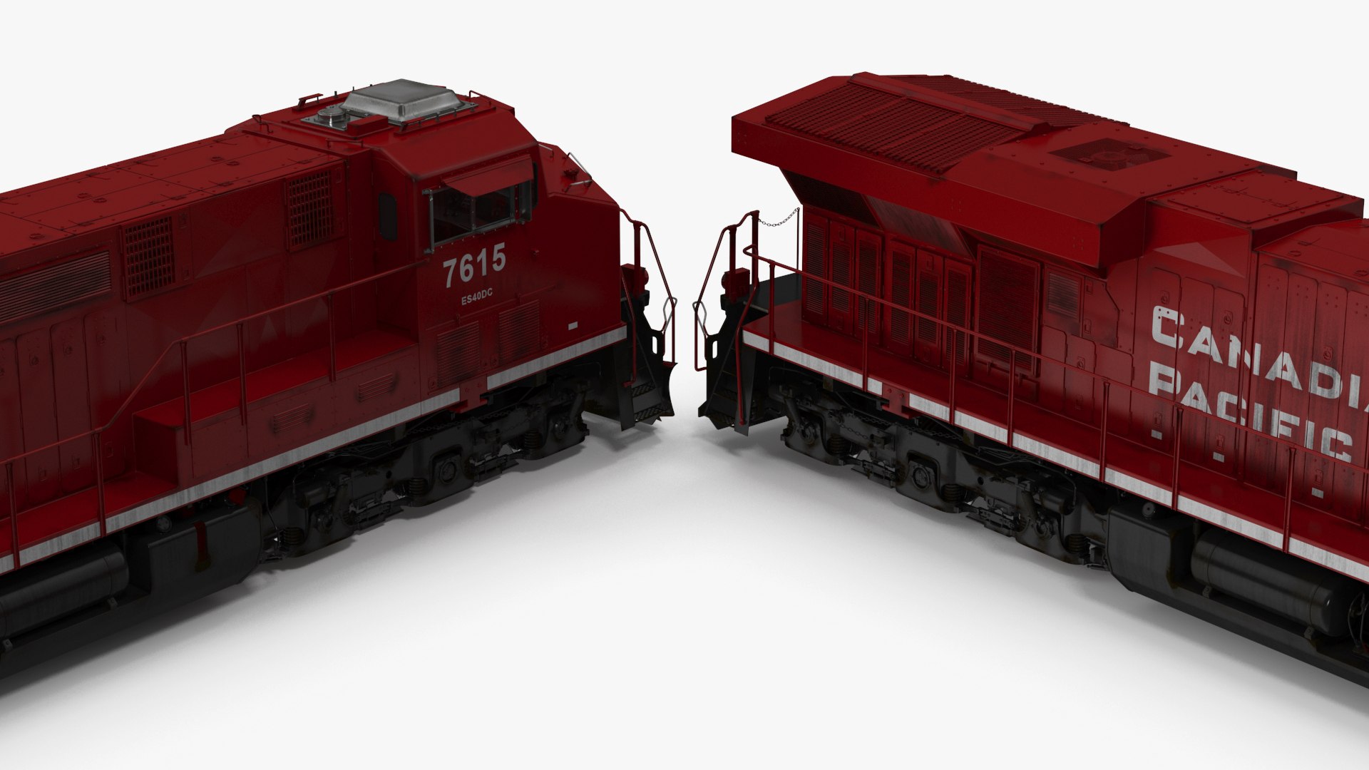 Canadian Pacific Railway Locomotive ES44AC 3D Model - TurboSquid 2207120