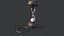 Worn antique hourglass on chain