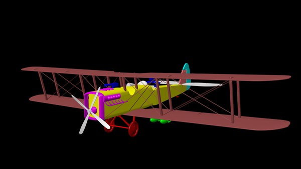 BIPLANE Modelo 3D - TurboSquid 2081238