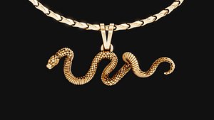 snake pendant