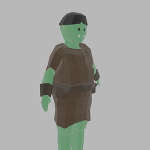 Low Poly Ork Rigged 2