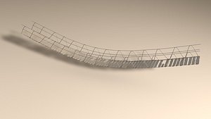 rope bridge 3d c4d