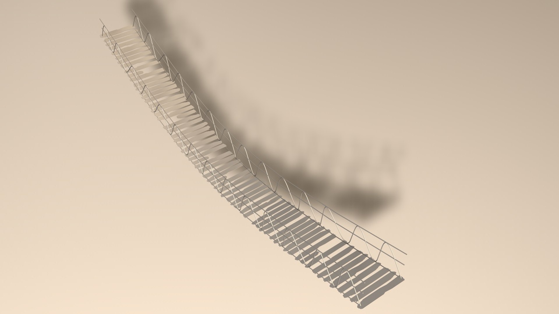 Rope Bridge 3d C4d