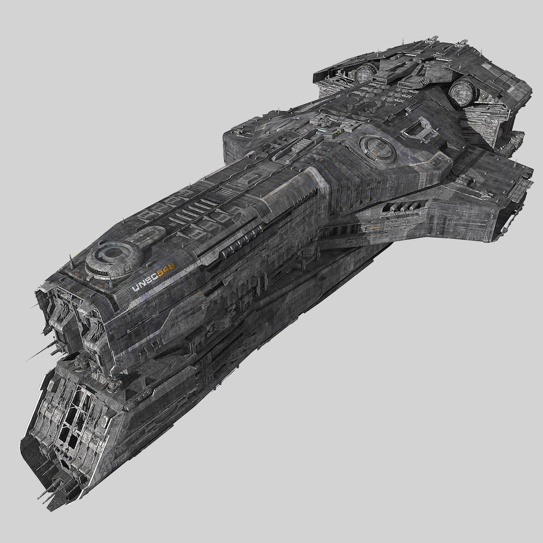 3d Model Of Scifi Cruiser