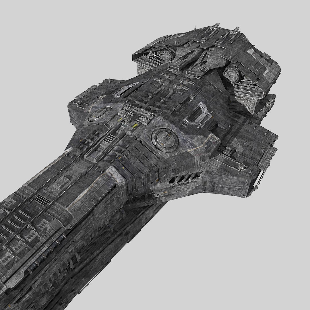 3d Model Of Scifi Cruiser