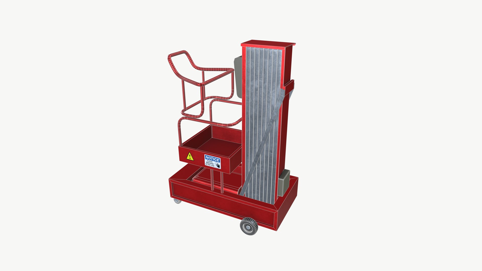 3D Cleaner Machine Model - TurboSquid 2260292