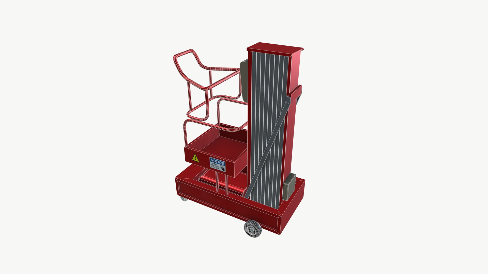 3D Cleaner Machine Model - TurboSquid 2260292