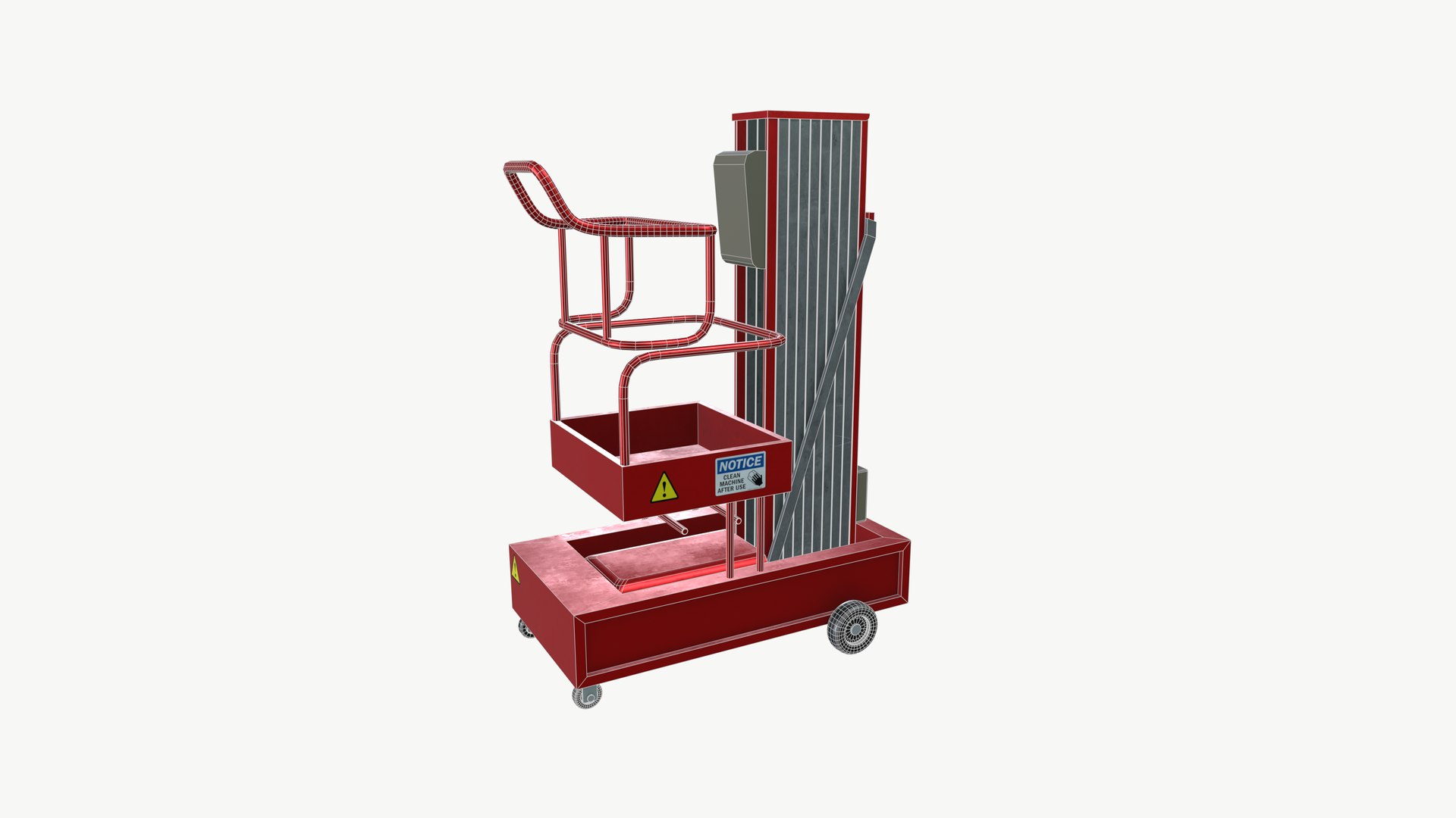 3D Cleaner Machine Model - TurboSquid 2260292