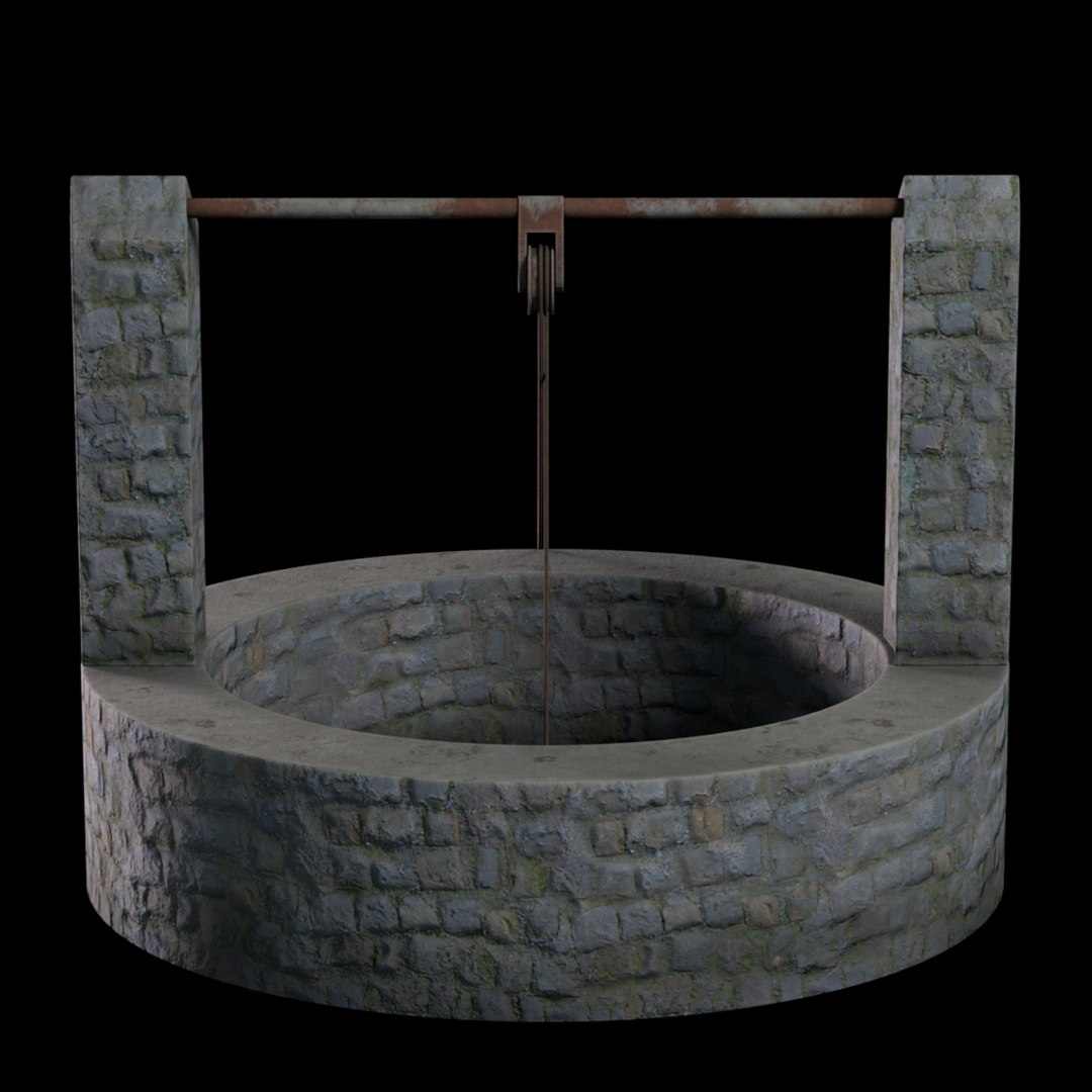 3D WELL Model TurboSquid 1716981