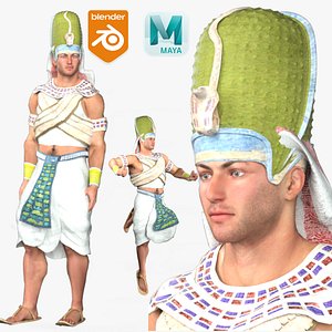 3D model Realistic Rigged Male-Medieval 3D Model