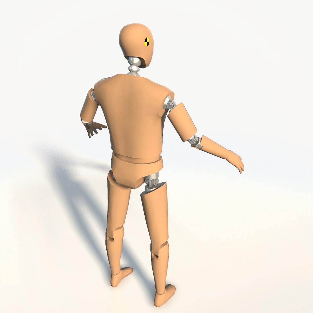 Crash Test Dummy 3d Model