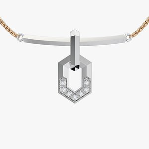 Gold necklace chains P32 print