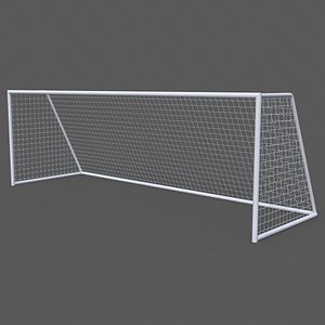 3D PBR Soccer Football Goal Post D