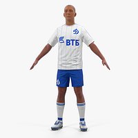 Soccer or Football Player Dynamo 3D Model
