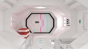 Spaceship Corridor - Modular