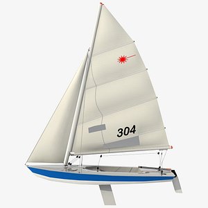 Laser Class Sailboat