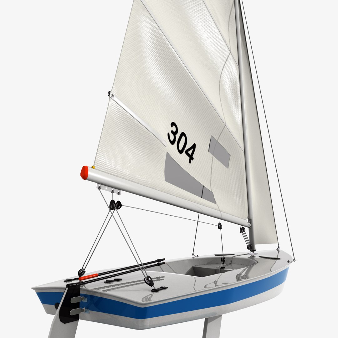 laser class sailboat