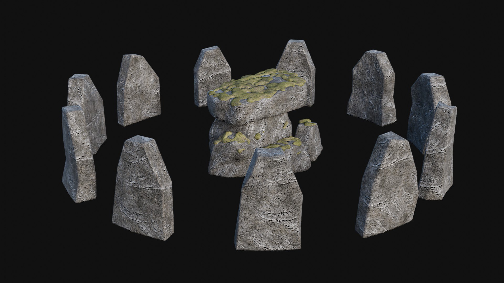 3D STONE CIRCLE ANCIENT MONUMENT STONE HENGE MEGALITH COLLECTION https://p.turbosquid.com/ts-thumb/UF/jQqkGM/Jo/7_3/jpg/1733303519/1920x1080/fit_q87/f3f617ed7991db98ebffe9d2f284fdb9cf3080c7/7_3.jpg